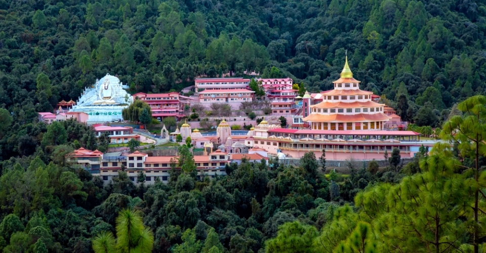 Spiritual,And,Yoga,Centre,In,Lohagat,,Devidhura,almora,Road,uttarakhand,india.