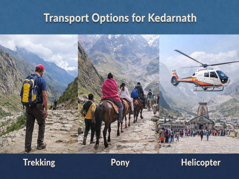 Transport Options For Kedarnath Transport Options For Kedarnath