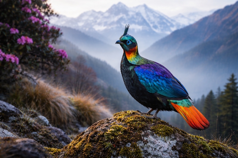 Himalayan Monal Bird – Govind Wildlife Sanctuary Uttarakhand