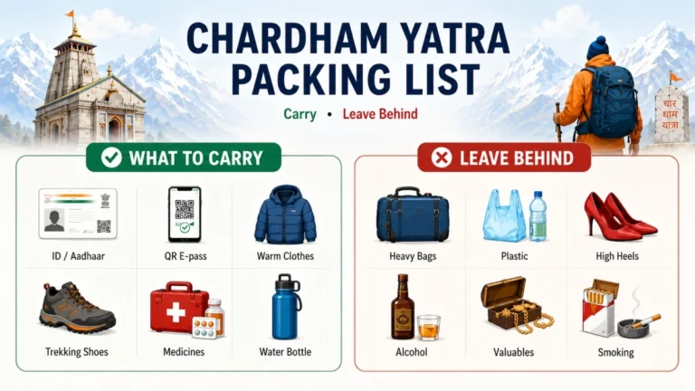Complete Chardham Yatra 2026 Packing List & Travel Guide